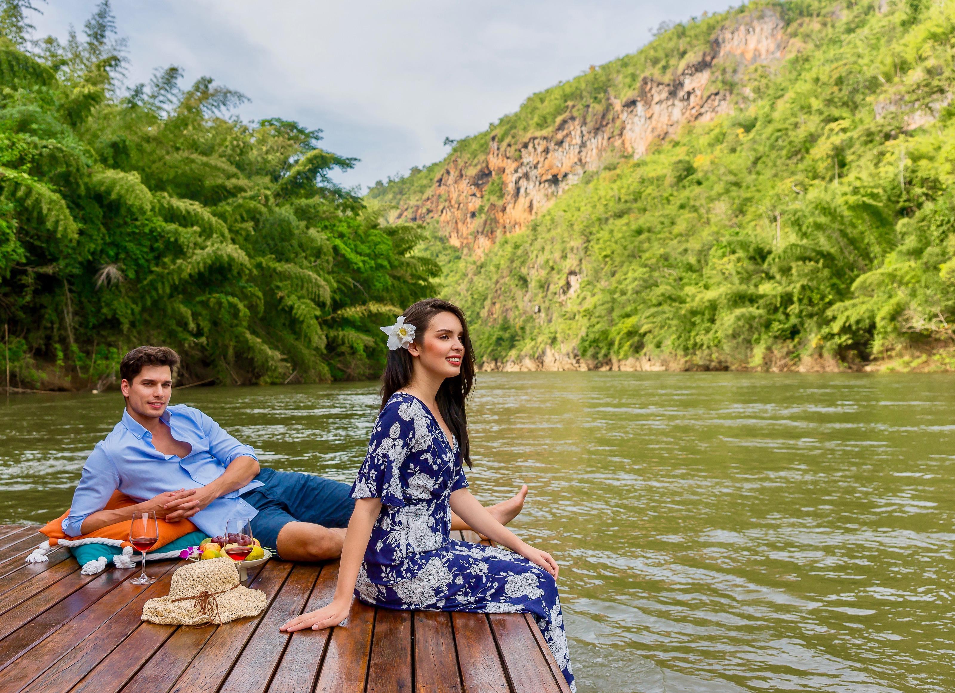 The Float House River Kwai Ban Huai Maenam Noi Exterior photo